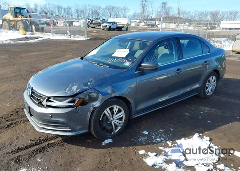 2017 Volkswagen Jetta 1.4T S из США, поврежденный, VIN 3VW2B7AJ4HM279199
